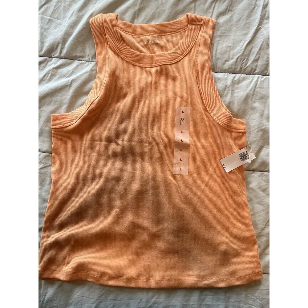 Old Navy Sz.L Rib-Knit Cropped Tank Top for Women